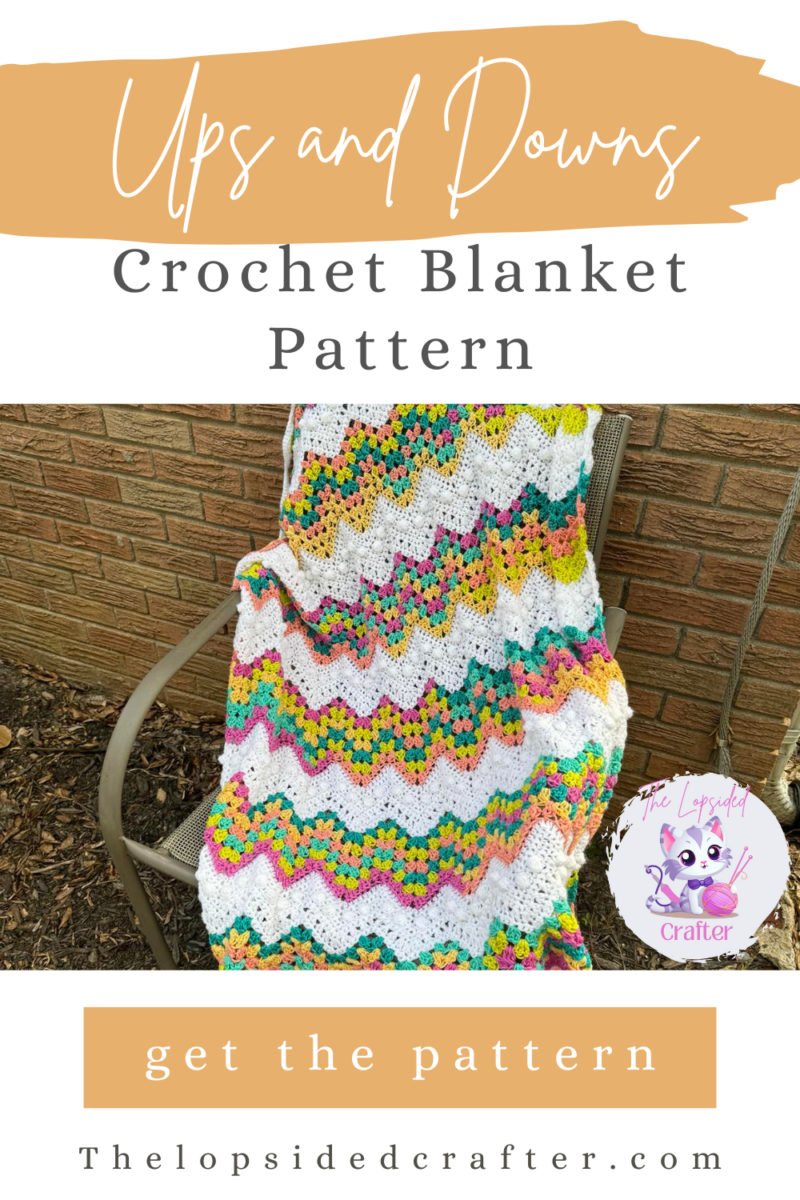 Ups and Downs Crochet Blanket Pattern