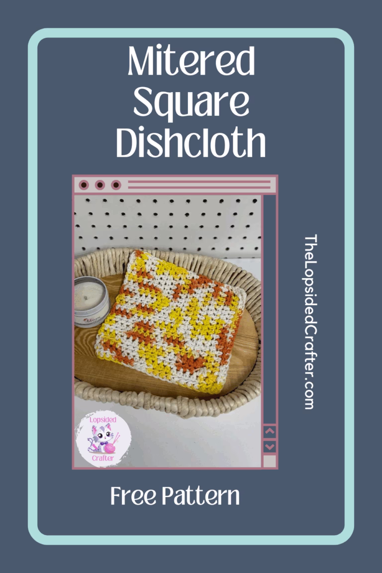 Mitered Square Dishcloth~ Free Pattern
